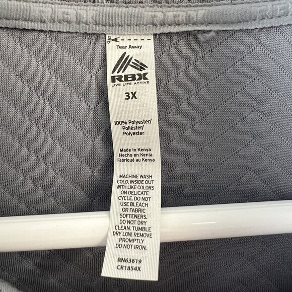 RBX Active Womens Shirt Quilted 1/4 Zip Pullover Athleisure Life Life Active 3X - Picture 8 of 9